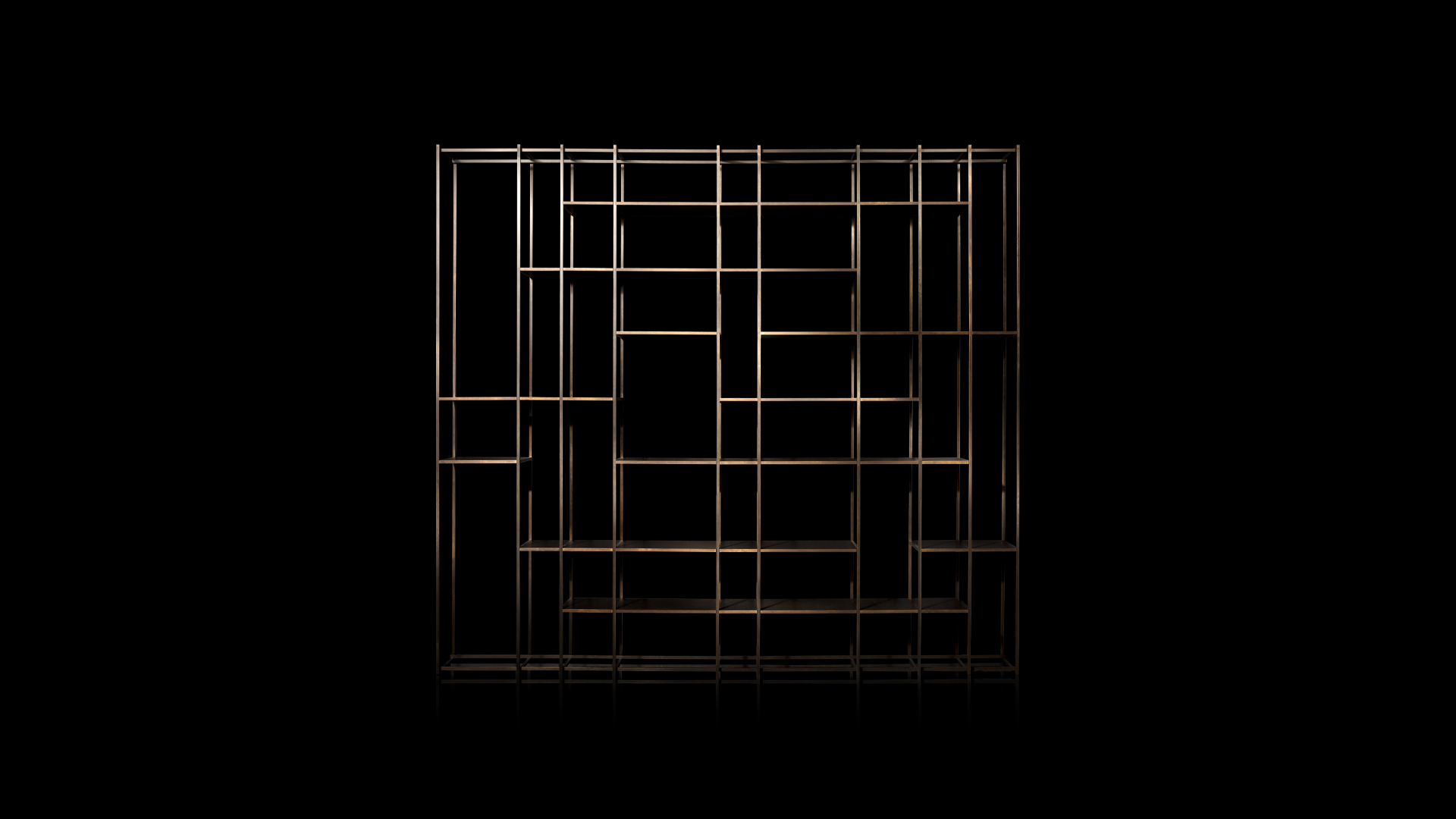 STEPPED BOOKCASE
